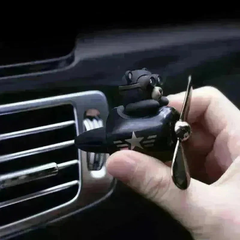 Aviator Bears Car Air Outlet Aromatherapy Ornaments - EX-STOCK CANADA