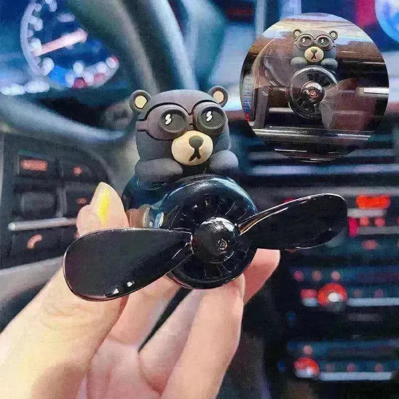 Aviator Bears Car Air Outlet Aromatherapy Ornaments - EX-STOCK CANADA