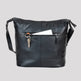 Greenwood Leather Shoulder Bag with 2 Zip Pockets 