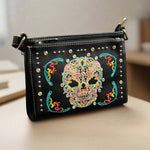 BOL Cross Body Sugar Skull Faux Leather Handbag EX-STOCK Canada 