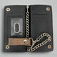 BOL Men's Chrome Plated Bifold Leather Wallet EX-STOCK Canada 