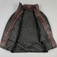 BOL Men's Double Collar Two-Tone Long Coat | Leather Jacket 