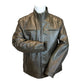 Chaqueta de cuero de piel de cordero estilo bomber para hombre BOL - EX-STOCK Canada