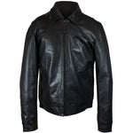Chaqueta de cuero con cremallera clásica Quantum para hombre BOLEX-STOCK Canada 