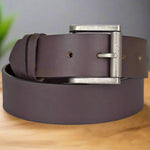 BOL Men's Removable Buckle Oil Pull Up Leather Belt EX-STOCK Canada 