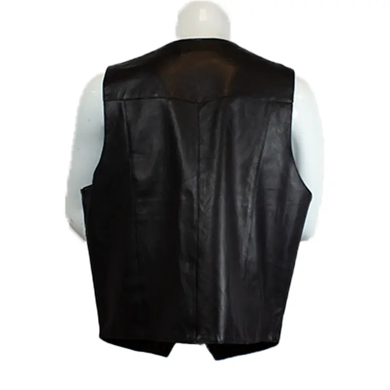 Gilet en cuir de mode en peau de mouton pour hommes BOLEX-STOCK Canada 