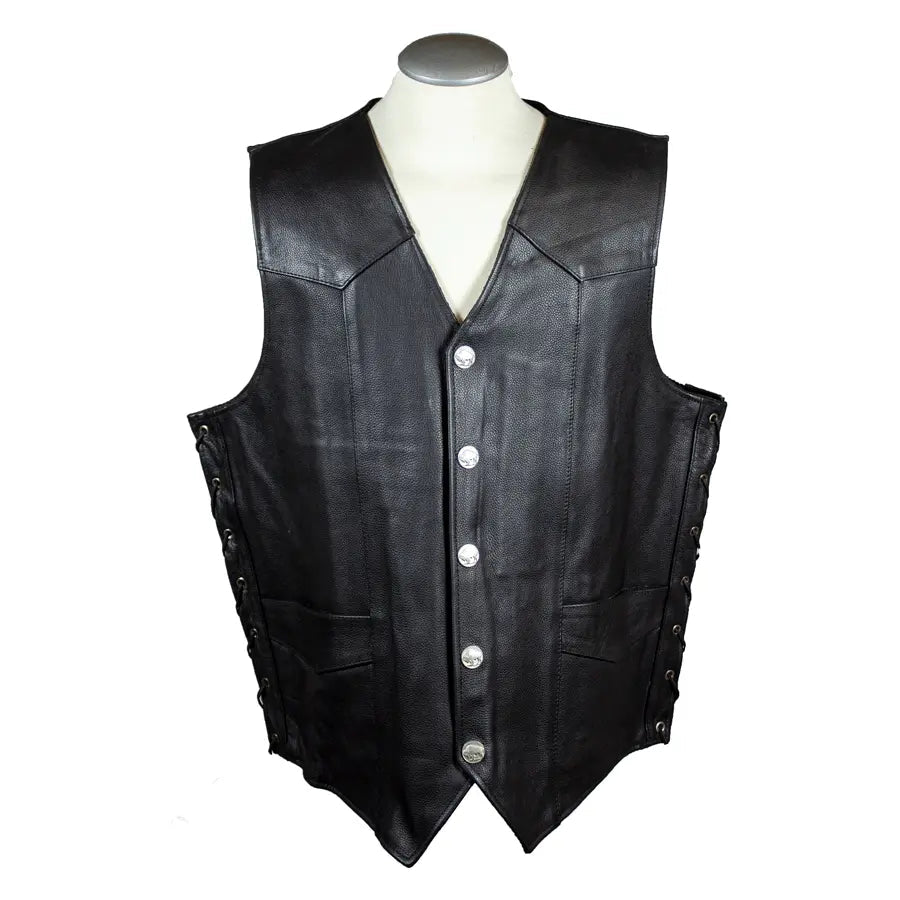 BOL Men's Tall Buffalo Leather Vest EX-STOCK Canada 