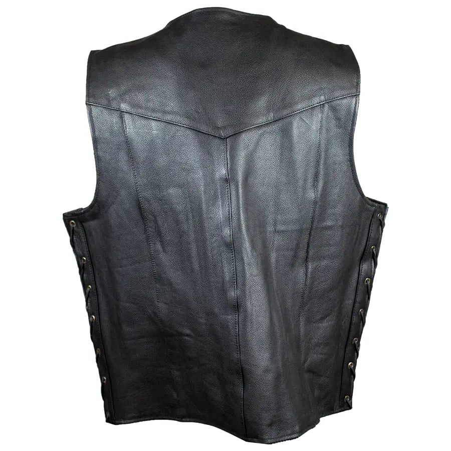 BOL Men's Tall Buffalo Leather Vest EX-STOCK Canada 