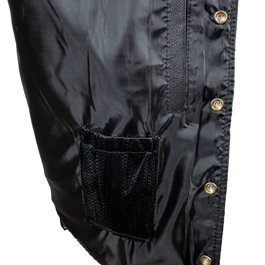 BOL Men's Tall Buffalo Leather Vest EX-STOCK Canada 