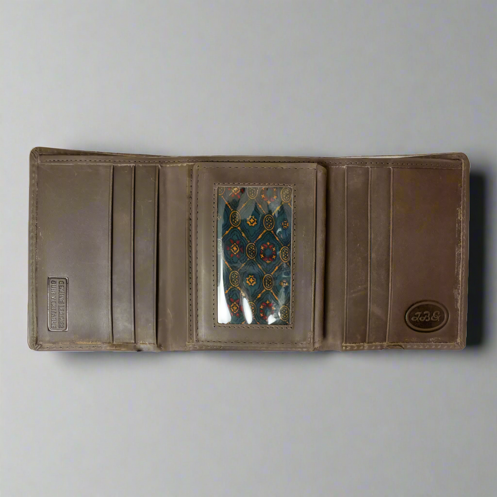 Portefeuille à trois volets en cuir pour homme BOLEX-STOCK Canada 