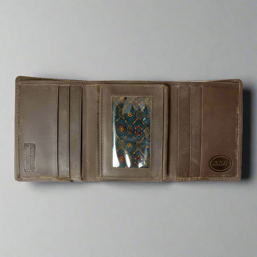 Portefeuille à trois volets en cuir pour homme BOLEX-STOCK Canada 