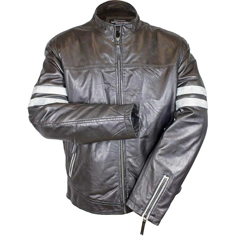 BOL Men's Zip up Lamb Leather Jacket EX-STOCK Canada 