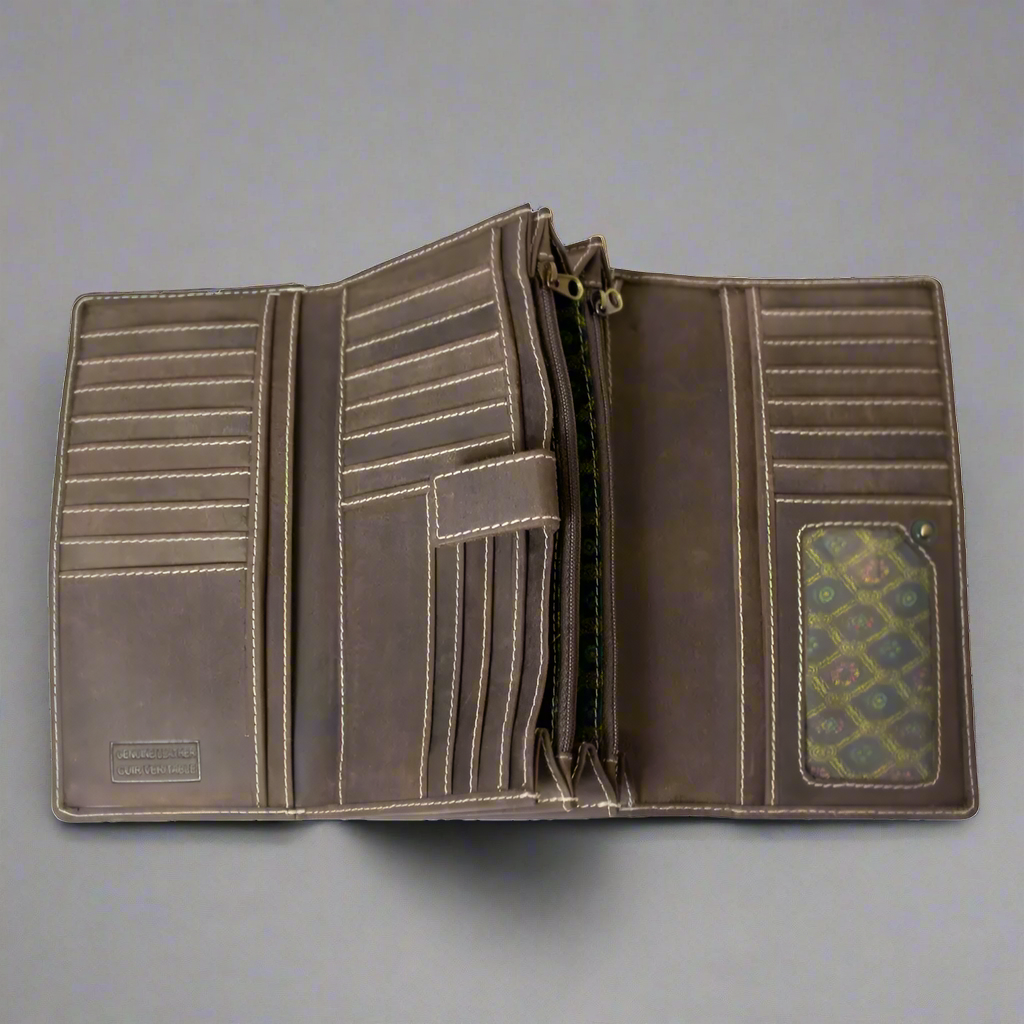 محفظة نسائية ثلاثية الطي بتقنية RFID من BOLEX-STOCK Canada 