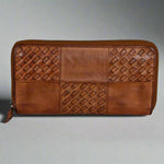 BOL Women's Basket Weave Zip-Around Clutch Wallet EX-STOCK Canada 