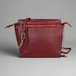 BOL Women's Cross Body Leather Bag with Chain and Leather Strap EX-STOCK Canada 