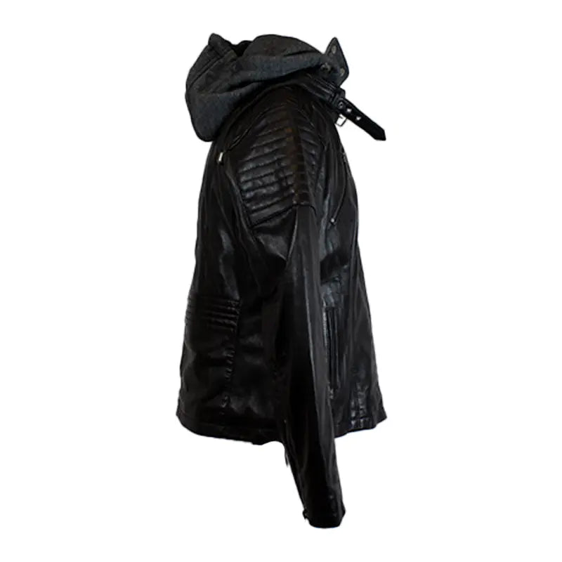 BOL Women's Hooded Leather Jacket EX-STOCK Canada 