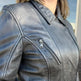 Veste style motard en cuir d'agneau pour femmes BOLEX-STOCK Canada 