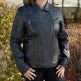 Veste style motard en cuir d'agneau pour femmes BOLEX-STOCK Canada 