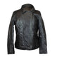 Veste style motard en cuir d'agneau pour femmes BOLEX-STOCK Canada 