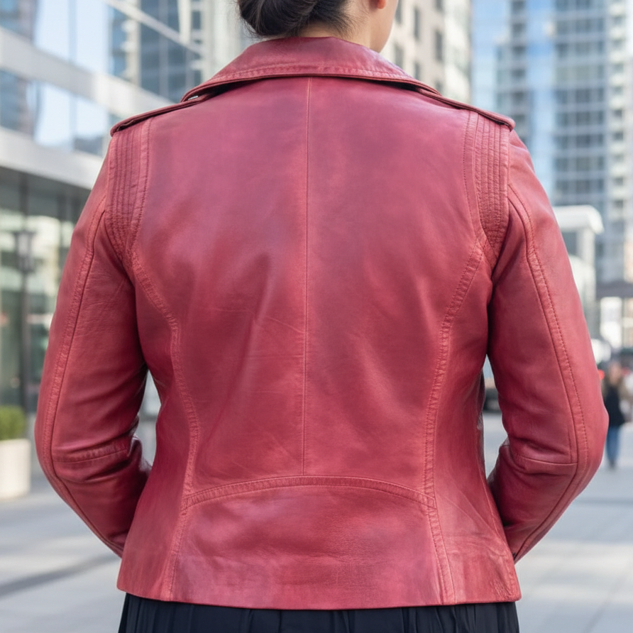 Chaqueta de cuero de cordero Marya para mujer de BOL 