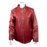 BOL Women's Paulina Ribbed Shoulder Leather Jacket EX-STOCK Canada 