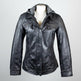 Chaqueta de cuero para mujer BOL con capucha desmontable 