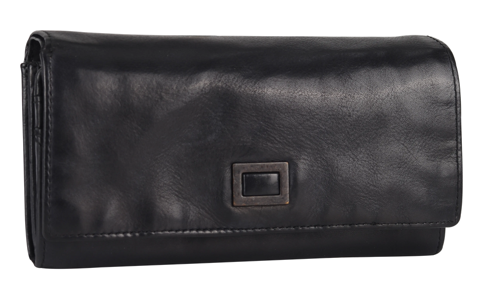 BOL Women's Square Tab Leather Wallet EX-STOCK Canada 