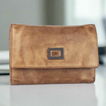 BOL Women's Square Tab Leather Wallet EX-STOCK Canada 