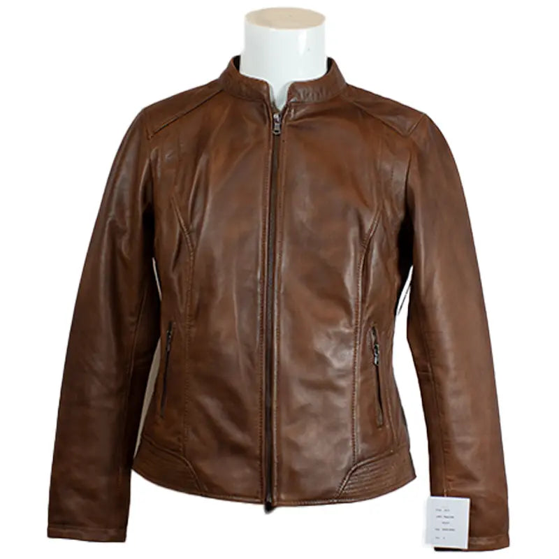 BOL Women's Waxed Sheep Leather Jacket EX-STOCK Canada 