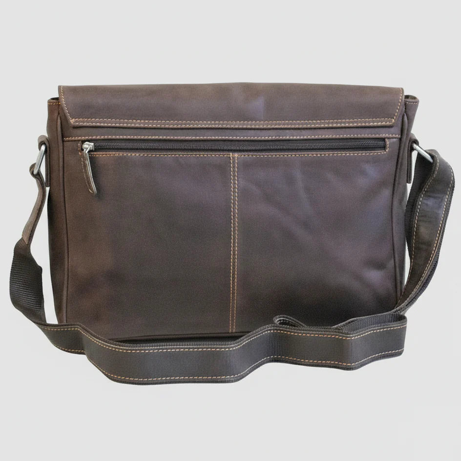 Borsa per laptop in pelle Greenwood 