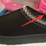 Baotou Plush Half Slippers Home Snow Boots Women's Fleece Warm Thick Bottom Cotton Shoes Ankle Flats EX-STOCK Canada 