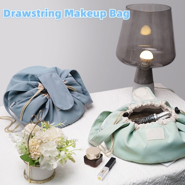 Barrel Drawstring Makeup Bag Large Capacity Women's Cosmetic Bag Toiletries Organizer Pouch Lady Travel Storage Case EX-STOCK Canada 