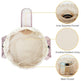 Barrel Drawstring Makeup Bag Large Capacity Women's Cosmetic Bag Toiletries Organizer Pouch Lady Travel Storage Case EX-STOCK Canada 