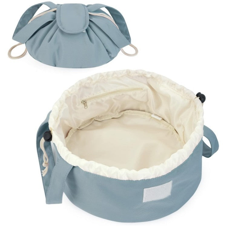 Barrel Drawstring Makeup Bag Large Capacity Women's Cosmetic Bag Toiletries Organizer Pouch Lady Travel Storage Case EX-STOCK Canada 