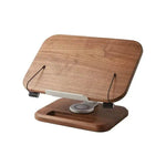 Soporte de Lectura de Madera Maciza de Nogal Negro Ajustable y Giratorio para Niños - Soporte para iPad EX-STOCK Canada