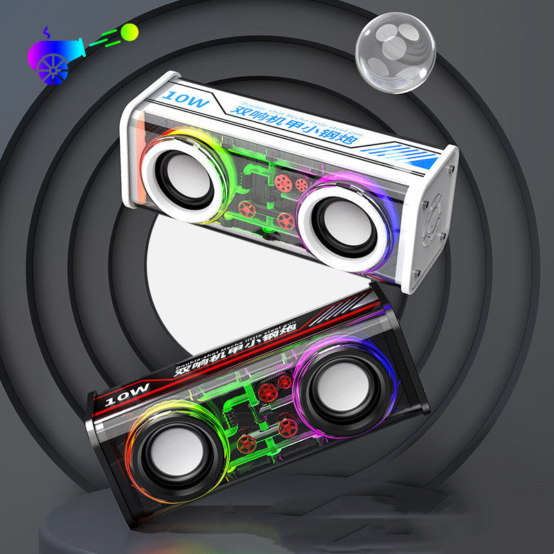 Bluetooth Speaker Transparent Mecha High Power EX-STOCK Canada 