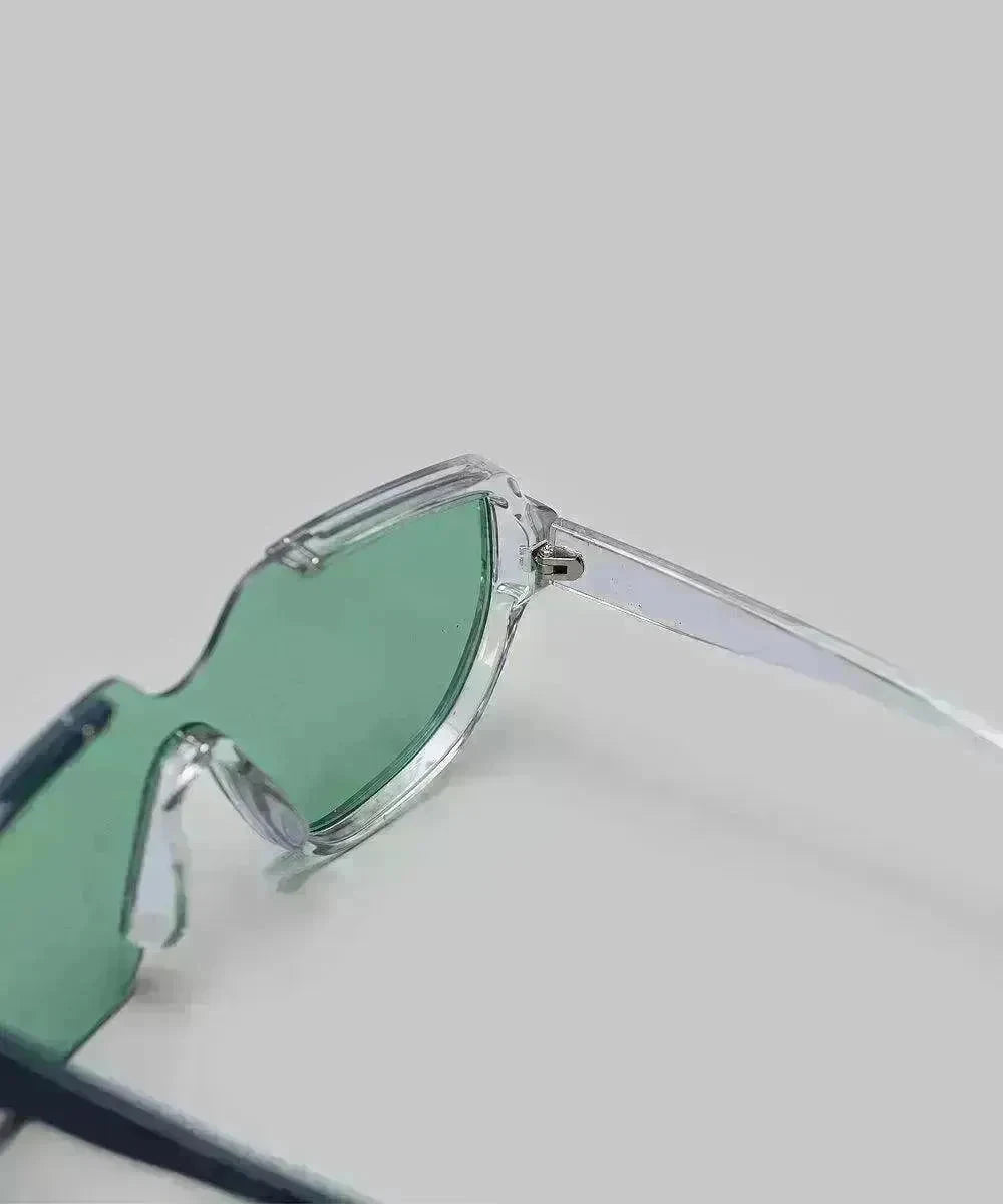 Bored Wear Asymmetrical Green Glasses - EX-STOCK CANADA