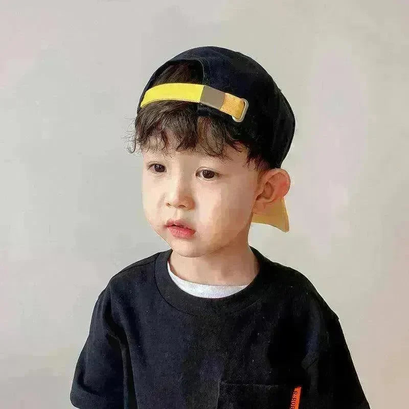 Boys And Girls Casual Color Matching Embroidery Caps - EX-STOCK CANADA