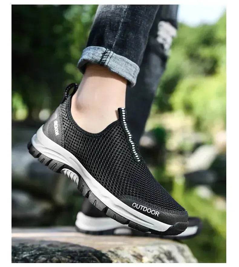 Breathable Hollow Fashion Slip-on Lazy Shoes - EX-STOCK Canada