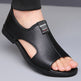 Breathable Men's Hole Shoes Casual Soft Bottom Delivery Rome Leather Sandals  EX-STOCK CANADA