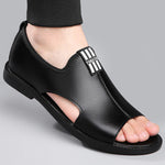 Breathable Men's Hole Shoes Casual Soft Bottom Delivery Rome Leather Sandals  EX-STOCK CANADA