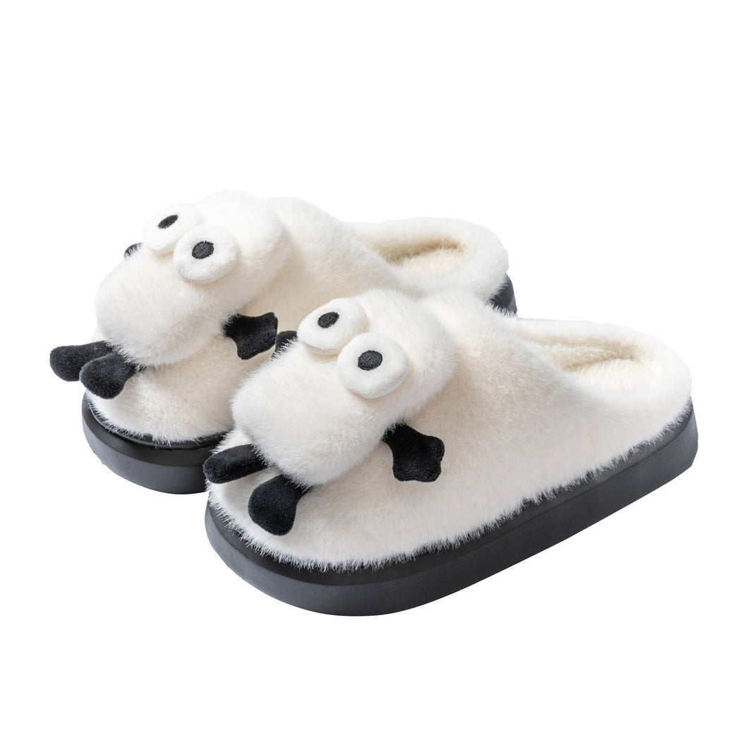 Briquette Couple Household Thermal Cotton Slippers EX-STOCK Canada 