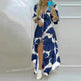 Button Fashion Print Long Sleeve Shirt Charming Dress Women - EX-STOCK Canada