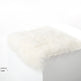 Shorn White Icelandic Sheepskin Chair Pad 
