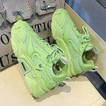 Candy-colored Thick-soled Increase Fashion Sneakers Women - EX-STOCK Canada