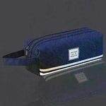 Canvas Double-Layer Stationery Box For Junior High School Students - EX-STOCK CANADA