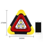 Car Tripod Warning Sign Parking Reflective Solar Light - EX-STOCK Canada