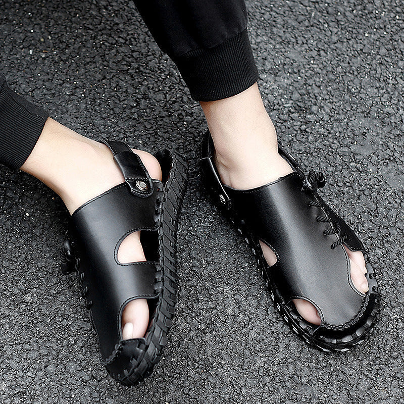 Casual And Fashionable Outdoor Men's Leather Sandals  EX-STOCK CANADA