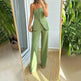 Casual Fashion Tailored Suit Button Graceful Tube Top Suit Pants - EX-STOCK Canada