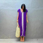 Casual Swimsuit Cover Up For Women Loose Beach Bikini Blouse Dress. - EX-STOCK Canada